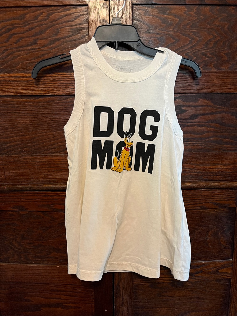 Disney White DOG MOM Tank with Pluto Graphic Tee